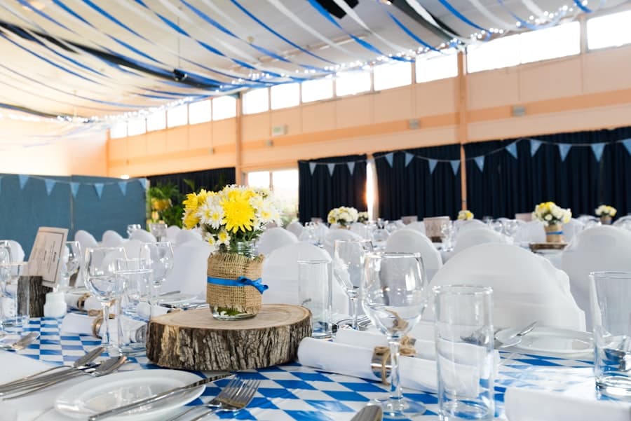 Elegant wedding table setting at Rymba Haven